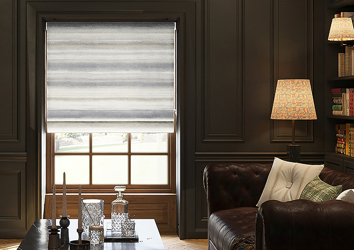 Ombre Velvet, Overcast - Twist&Fit Roman Blind - Image 3
